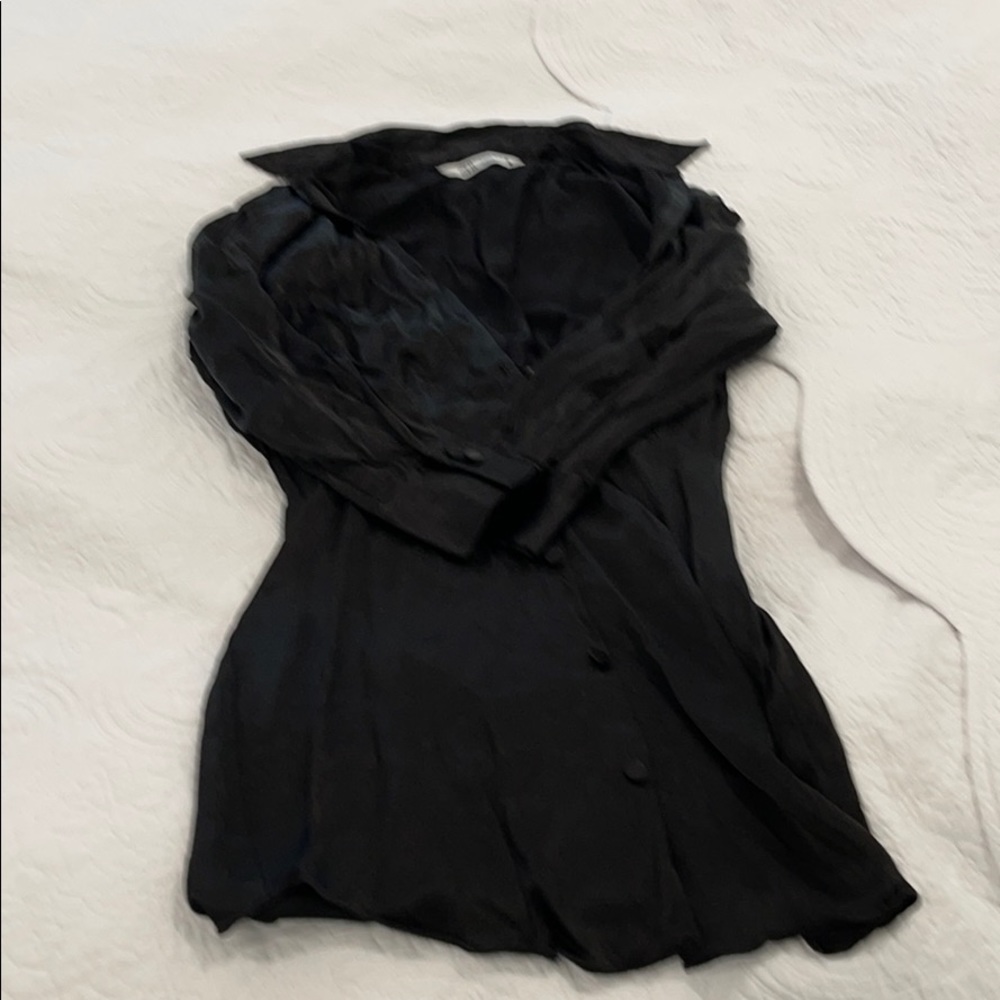 Black mini dress